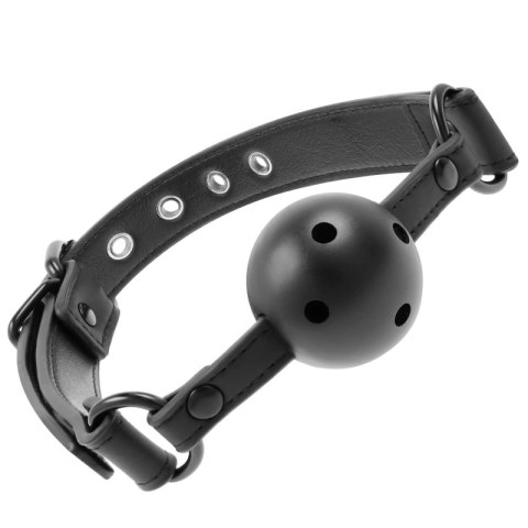 Fetish Submissive Wegański Knebel Oddychający, Regulowany 61,5 cm