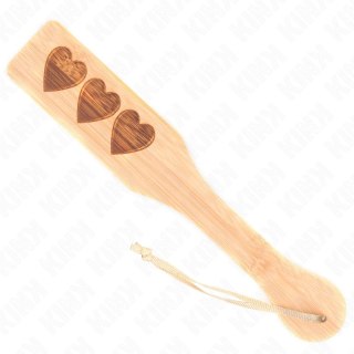 KINK Paddle Serce Bambusowa 32x5,5 cm - Wytrzymały Model Ozdobny