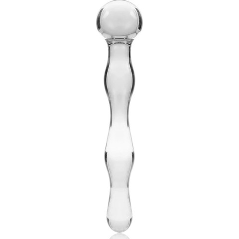 Ibiza Nebula Series Model 13 szklany model intymny 18 cm przezroczysty