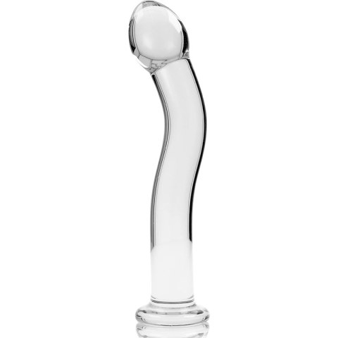 Ibiza Nebula Series Model 18 - Szklany Przyrząd Intymny 18,5 cm Transparentny