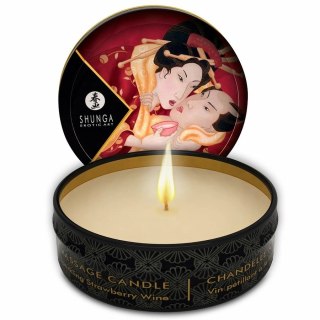 Shunga Mini Caress Świeca do Masażu Truskawka & Cava 30ml