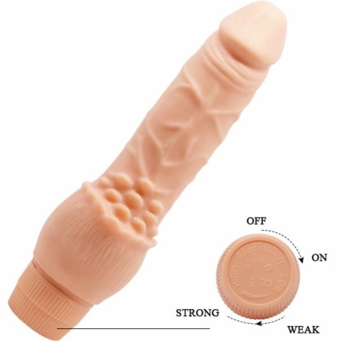 Baile Barbara Model Wibrator z Wibracjami 19,5 cm Mięso