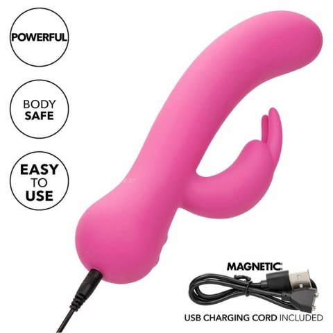 CalExotics First Time Bunny model rożowy z ładowaniem USB, silikon