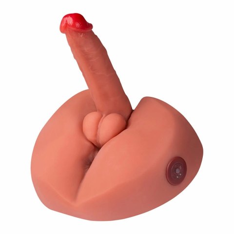 XISE Honey Vibrator - Model z Wibracjami 25 cm, TPE, Pilot, Przyssawka