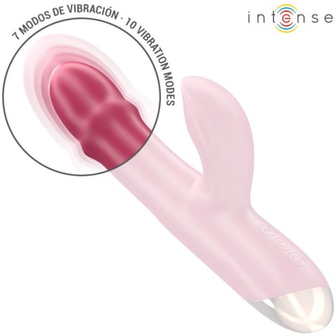 Intense Chloe wielofunkcyjny wibrator 3w1 czerwony silikon IPX7