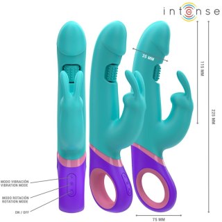 Intense Monica Niebieska - Model z Obrotowym Systemem Punktu G, 22,5 cm
