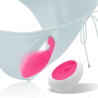 Intense Panty z pilotem rożowe - model zdalny, silikon, 10 trybow