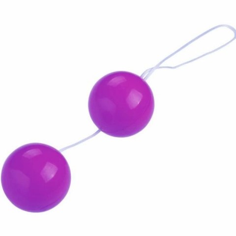 Baile Twins kulki intymne unisex liliowe TPR podwojny system