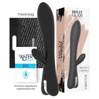Brilly Glam Erik czarny - model bezprzewodowy, 10 trybow, silikon, USB
