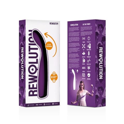 Rewolution REWOSTIM Elastyczny Wibrator FlexREWO, 19 cm, wodoodporny