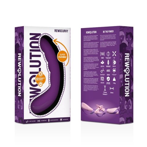 Rewolution Rewocurvy - Elastyczny model ładowany, silikon medyczny, 17 cm
