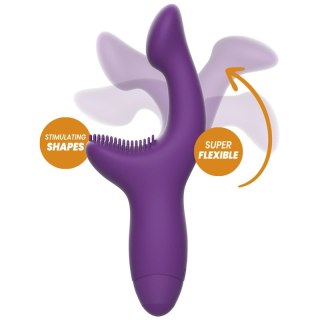 Rewolution Rewokiss Dual Action System FlexiREWO, silikon, 18,5 cm, rożowy
