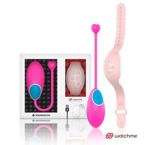 WEARWATCH Egg Fuksja - Intymny System WatchMe, Pilot Zegarek, 7 Trybow