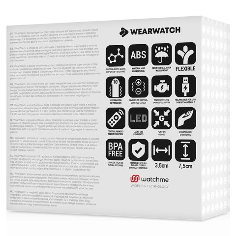 WEARWATCH Egg Fuksja - Intymny System WatchMe, Pilot Zegarek, 7 Trybow