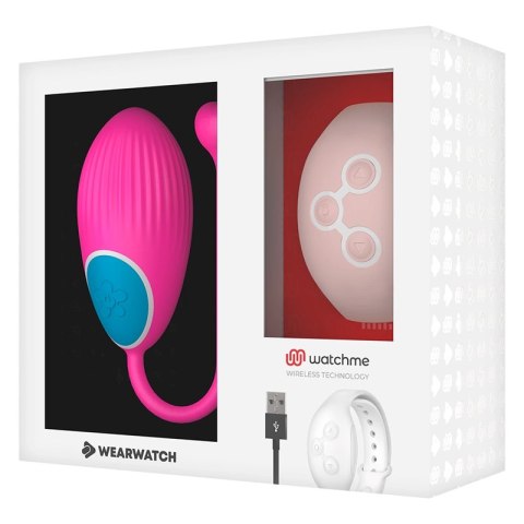 WEARWATCH Egg Fuksja - Intymny System WatchMe, Pilot Zegarek, 7 Trybow
