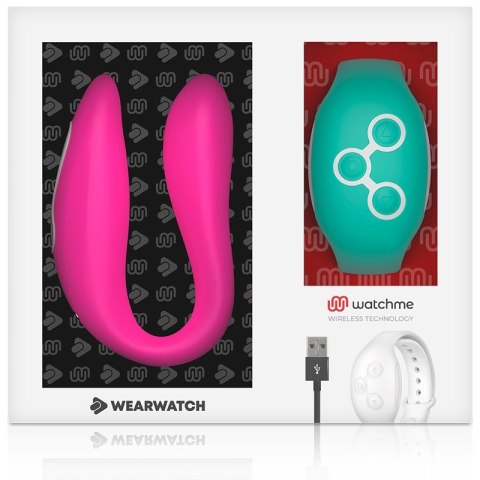 WEARWATCH WatchMe Dual Tech - Model w kolorach fuksja/woda morska, wodoodporny