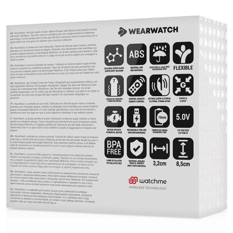 Wearwatch WatchMe Dual Technology - model fuksja/rożowy, sterowanie zegarkiem