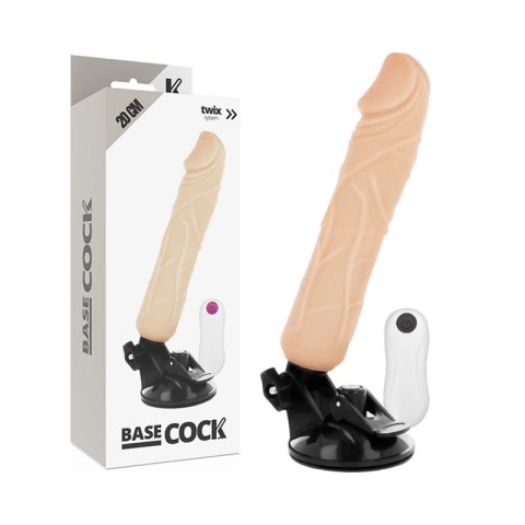 BASECOCK Wibrator Pilot Zdalny 20 cm TPE 12 Trybow Elastyczny