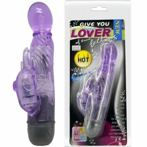Baile Rabbit Violet 10 trybow - anatomiczny wibrator z funkcją rotacji