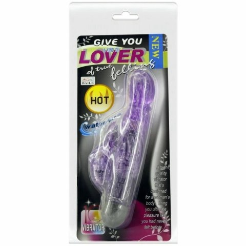 Baile Rabbit Violet 10 trybow - anatomiczny wibrator z funkcją rotacji