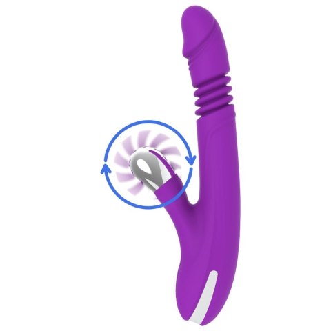 Fun Function Bunny Up&Down 2.0 - model silikonowy, 7 trybow, USB, 24 cm