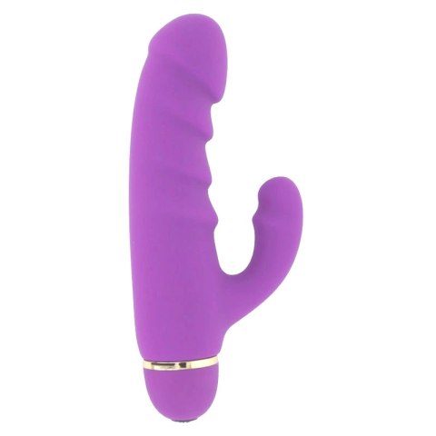 Intense Crass 20 Trybow Wibracji Silikonowy Model Liliowy 17,5 cm