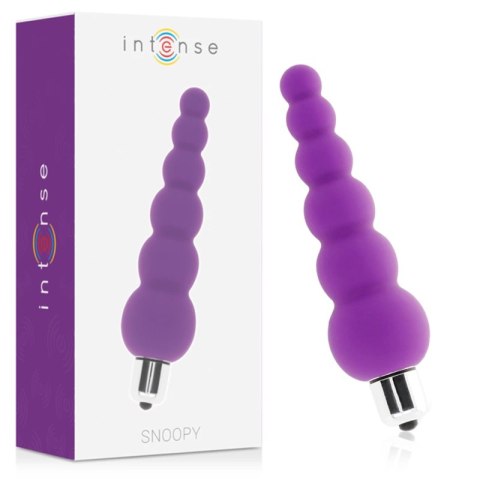 Intense Snoopy 7 Trybow Silikonowy Model Wibrujący Liliowy 13,5 cm