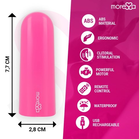 Moressa Nix Pilot Wibracyjny Rożowy - Kompaktowy, Wodoodporny, 7 Trybow