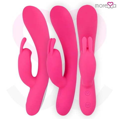 Moressa Telmo Premium silikonowy model intymny 19,5 cm USB LED