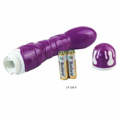 Baile G-Spot Silikonowy Model Wibracyjny 10 Trybow Fioletowy 22cm