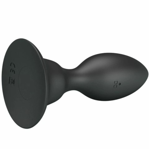 MR PLAY Model 12 Trybow Wibracji Czarny Pilot Silikonowy System