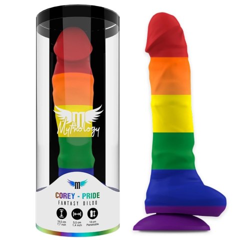 MYTHOLOGY Corey Pride L - Fantazyjna maszyna intymna, silikon, 19,5 cm