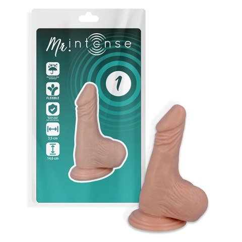 Mr. Intense Model 1 anatomiczny, elastyczny 14,6 cm, kolor naturalny