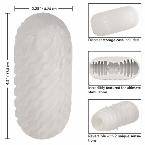 CalExotics Boundless dwustronna maszyna intymna z etui 11,5 cm