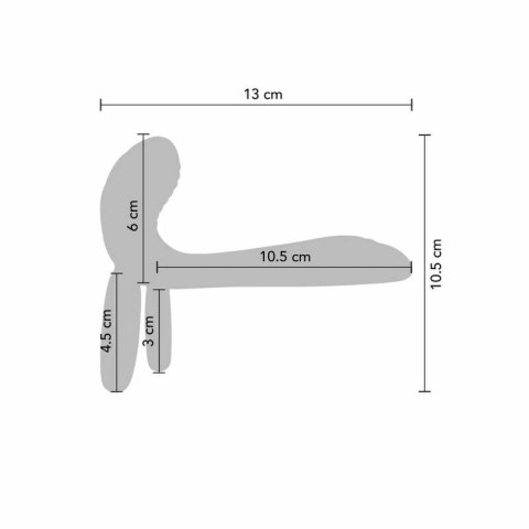 Xocoon Pierścień Wibracyjny dla Par Zielony - Model Anatomiczny, Regulowany