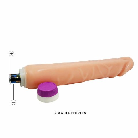 Baile Fale - Model wibracyjny, 25,5 cm, naturalny kolor
