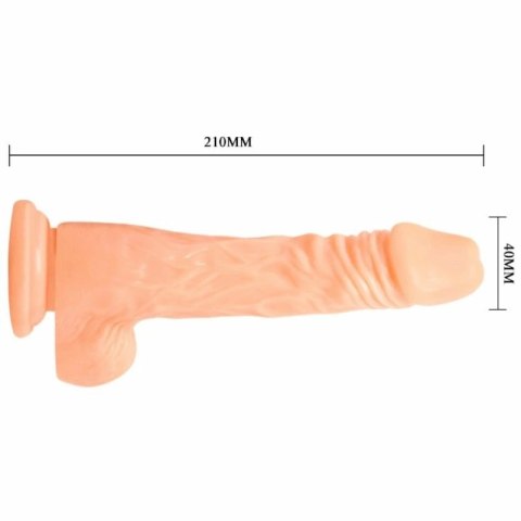 Baile Wibrująca Maszyna Intymna z Przyssawką, Model PCV, 22 cm