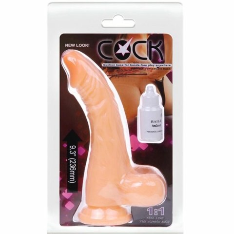 Baile Wibrująca Maszyna Intymna z Przyssawką, Model PCV, 22 cm