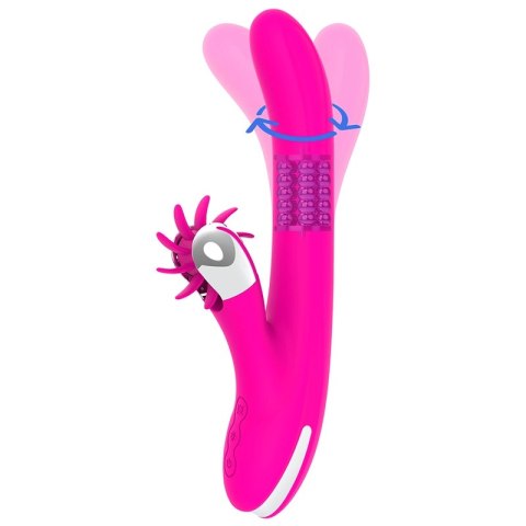Diversia Bunny Rotation 24 cm - model obrotowy silikonowy z ładowaniem USB