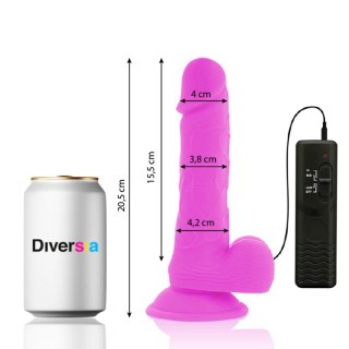 Diversia Vibrating Flexible System Fioletowy 20,5 cm z pilotem