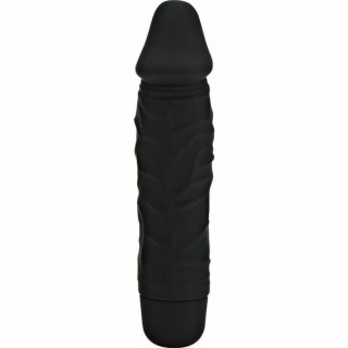 Get Real Mini Classic - kompaktowy wibrator czarny, silikonowy, 13 cm