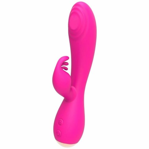 Nalone Magic Stick - model dwusilnikowy, silikonowy, rożowy, 19 cm