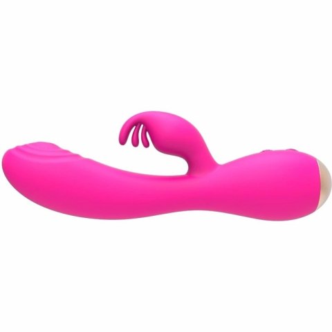 Nalone Magic Stick - model dwusilnikowy, silikonowy, rożowy, 19 cm