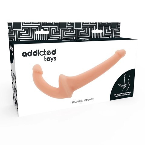 Addicted Toys Model Double Flex - System podwojny, beżowy, 26 cm
