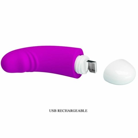 Pretty Love Luther Mini Masażer Silikonowy 30 Trybow USB