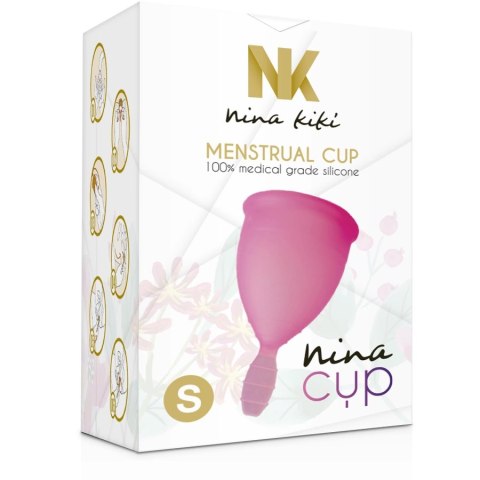 Nina Kiki Kubeczek Menstruacyjny S Rożowy Medyczny Silikon