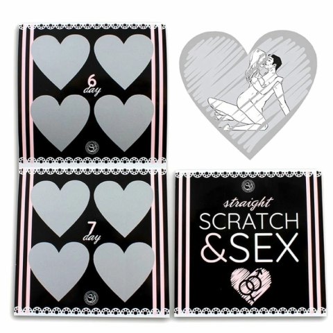 Secret Play Scratch & Fun Gra dla Par Heteroseksualnych 7 dni ES/EN/FR/PT/DE