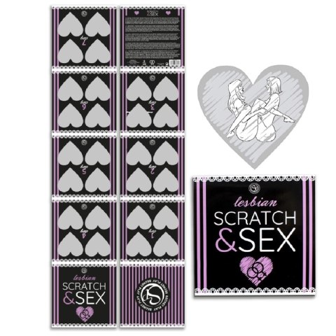 Secret Play Scratch & Fun Gra dla Par - Wersja Lesbijek, wielojęzyczna