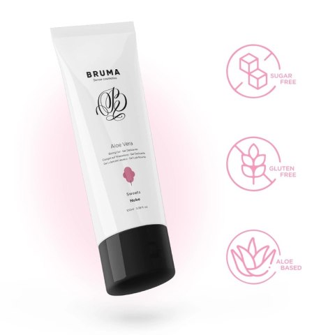 BRUMA Aloe Vera Żel Nawilżający Słodki Smak 100 ml Wodna Formuła