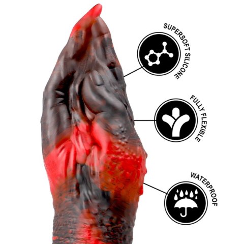 EPIC Lilith Model M silikonowy anatomiczny, kolor demon, 21 cm